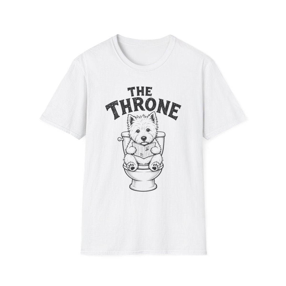 On The Throne Westie Tee