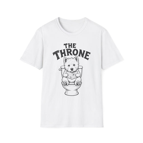 On The Throne Westie Tee