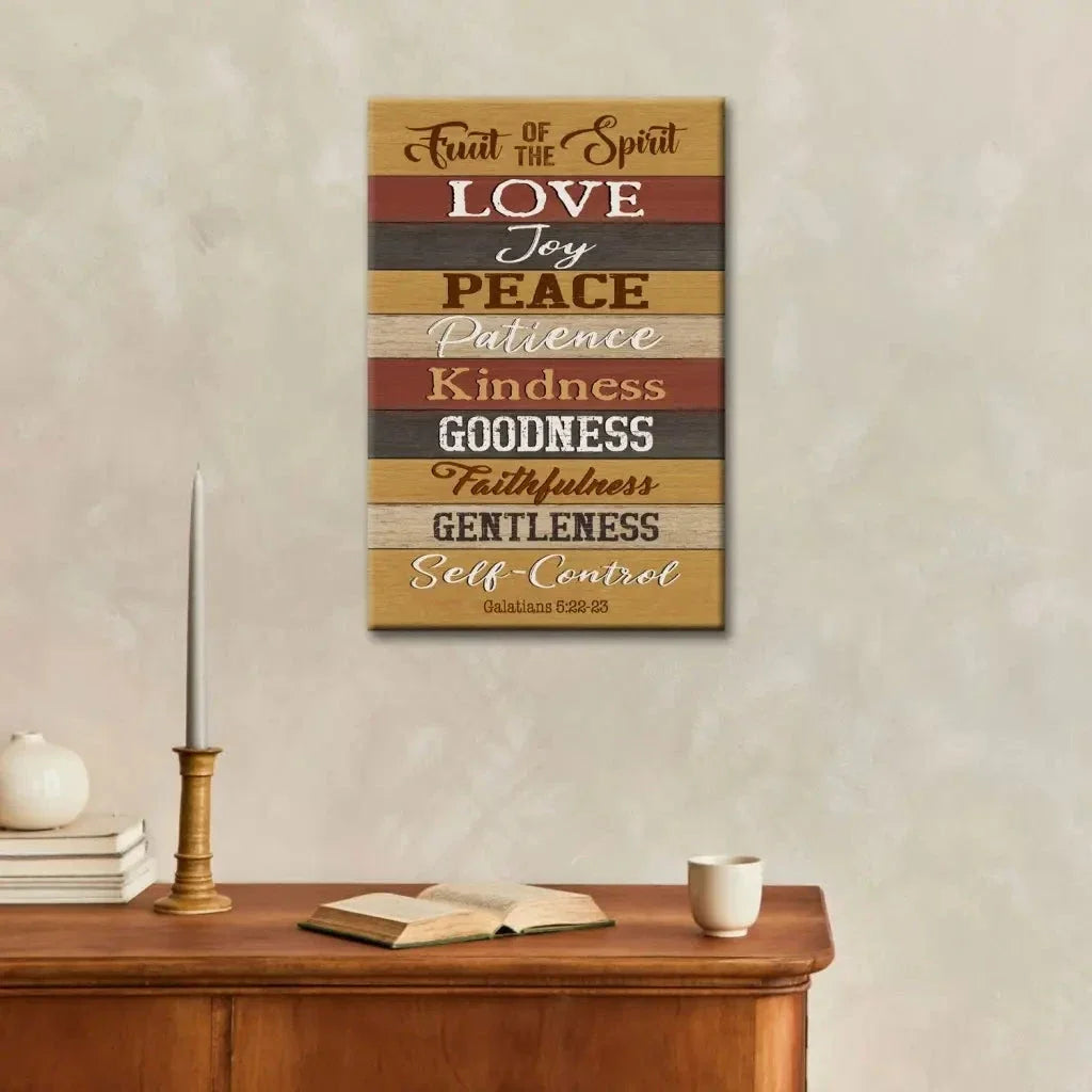 galatians 5 22 23 fruit of the spirit canvas print (view 5)