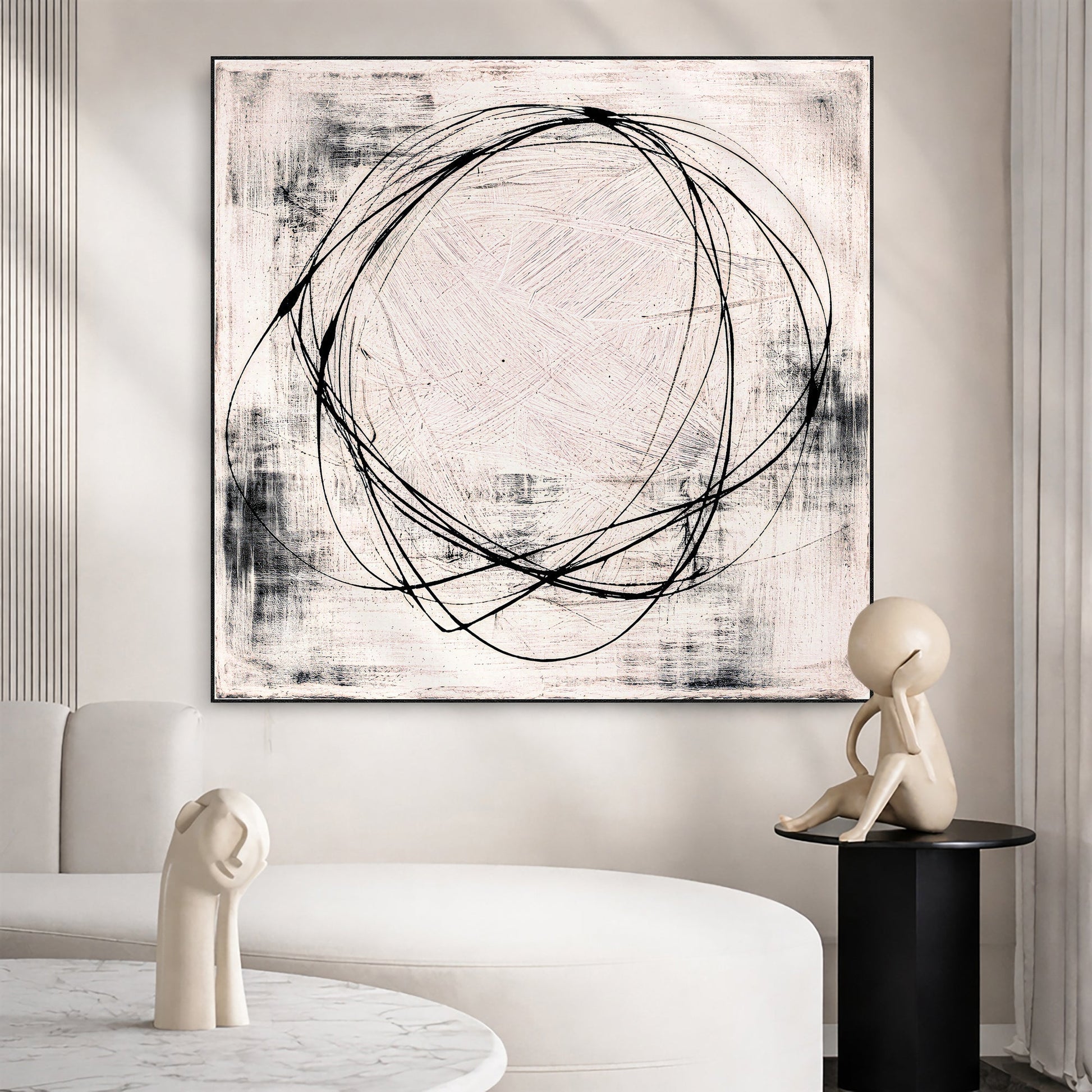 Orbital Silence Minimalist Wall Art