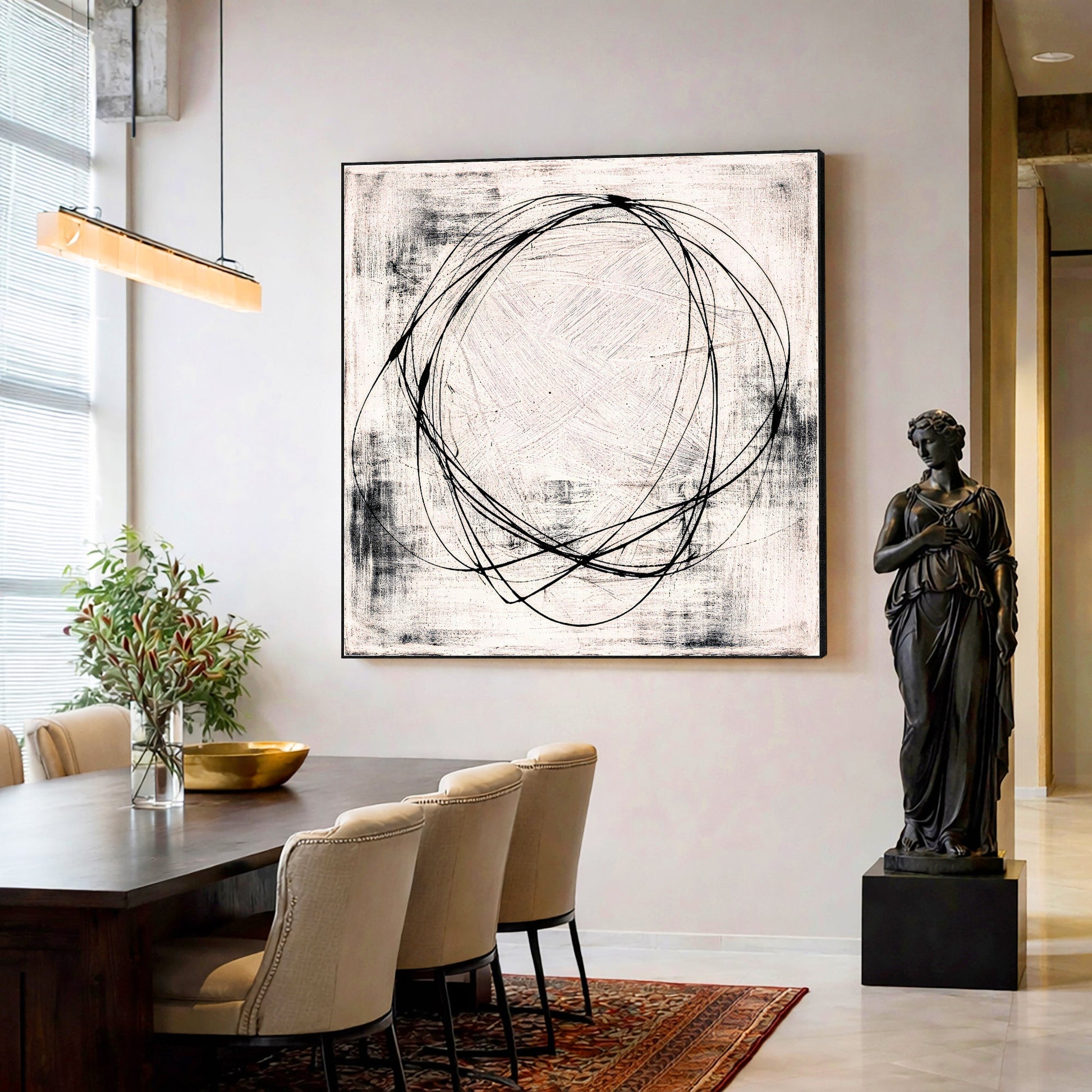 Orbital Silence Minimalist Wall Art