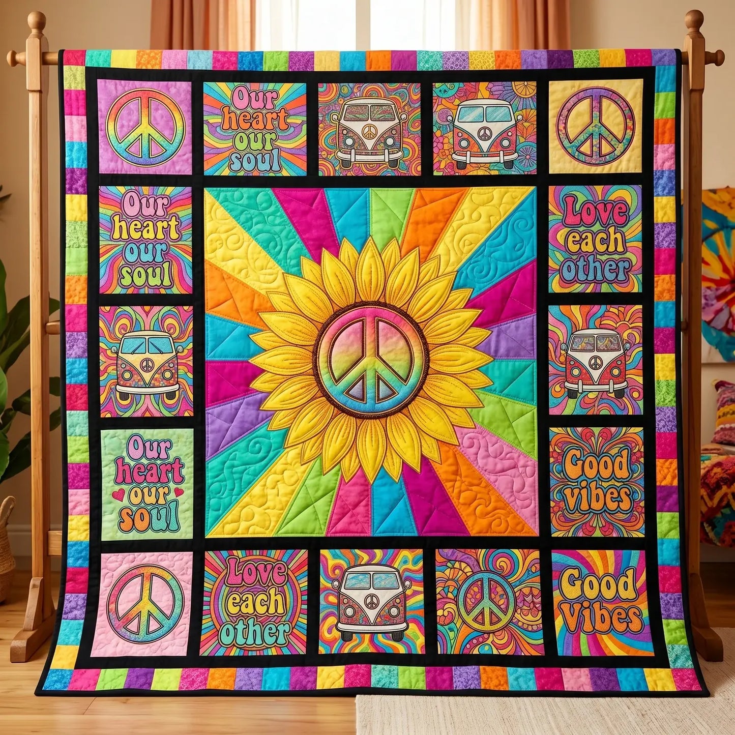 Our Heart Our Soul Quilt Blanket