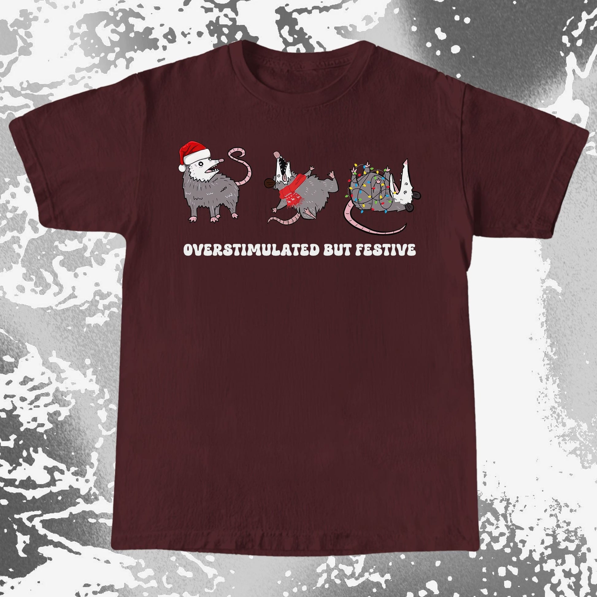 Overstimulated But Festive Opossum Christmas (view 7)