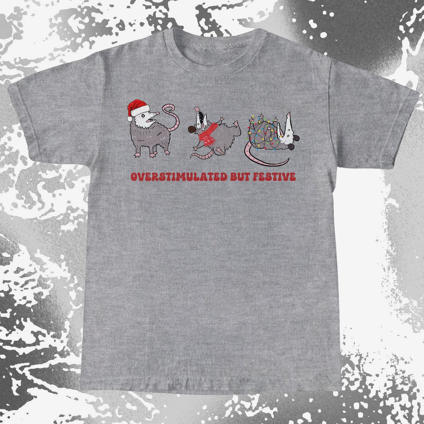 Overstimulated But Festive Opossum Christmas (view 6)