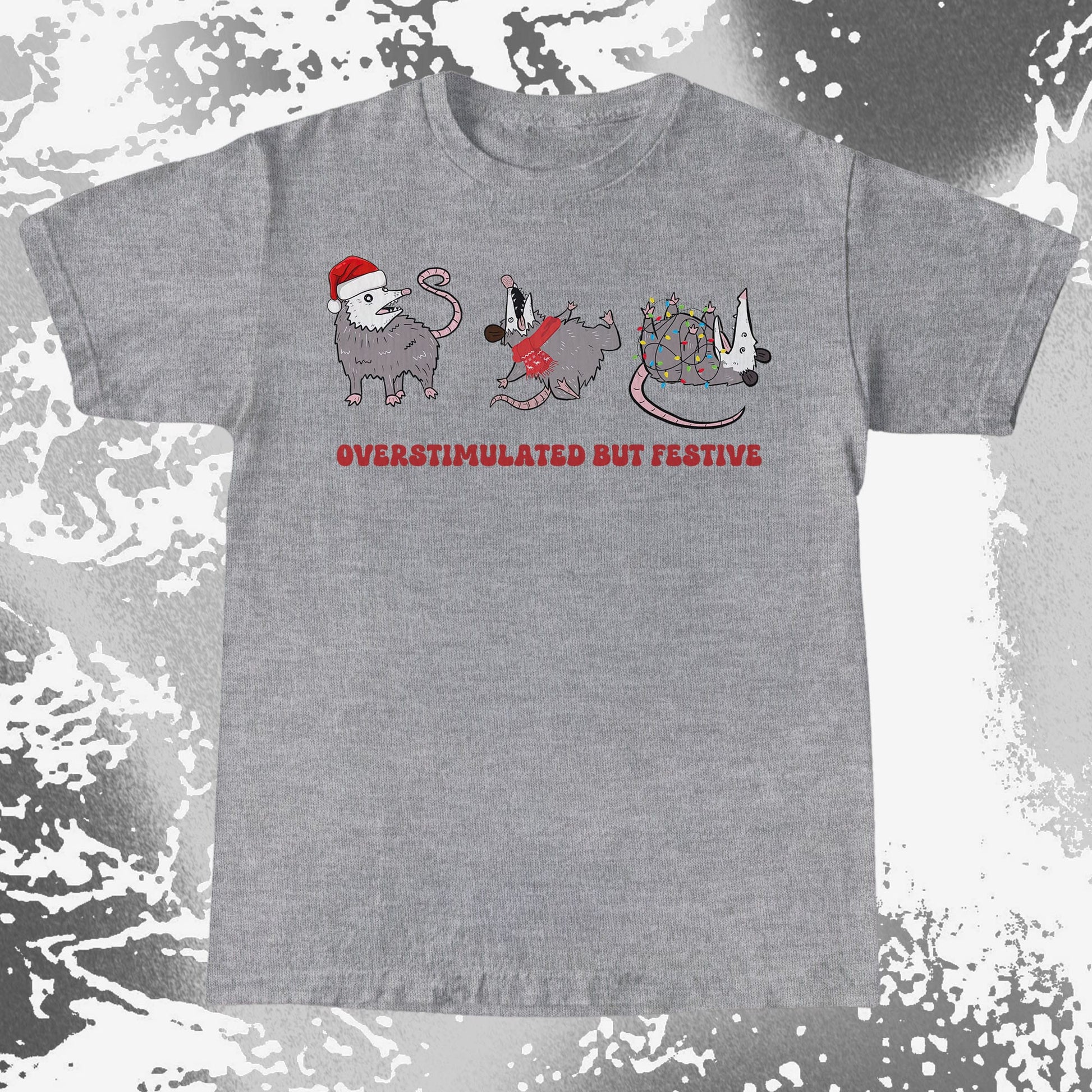 Overstimulated But Festive Opossum Christmas (view 6)