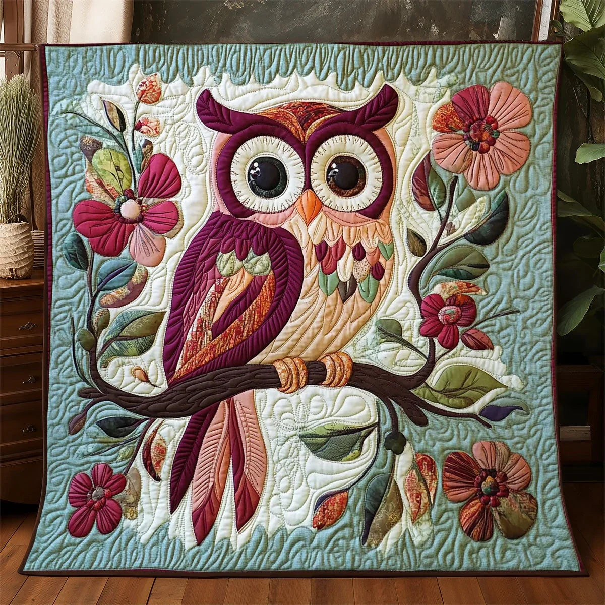 Owl Be Watching You Quilt Blanket