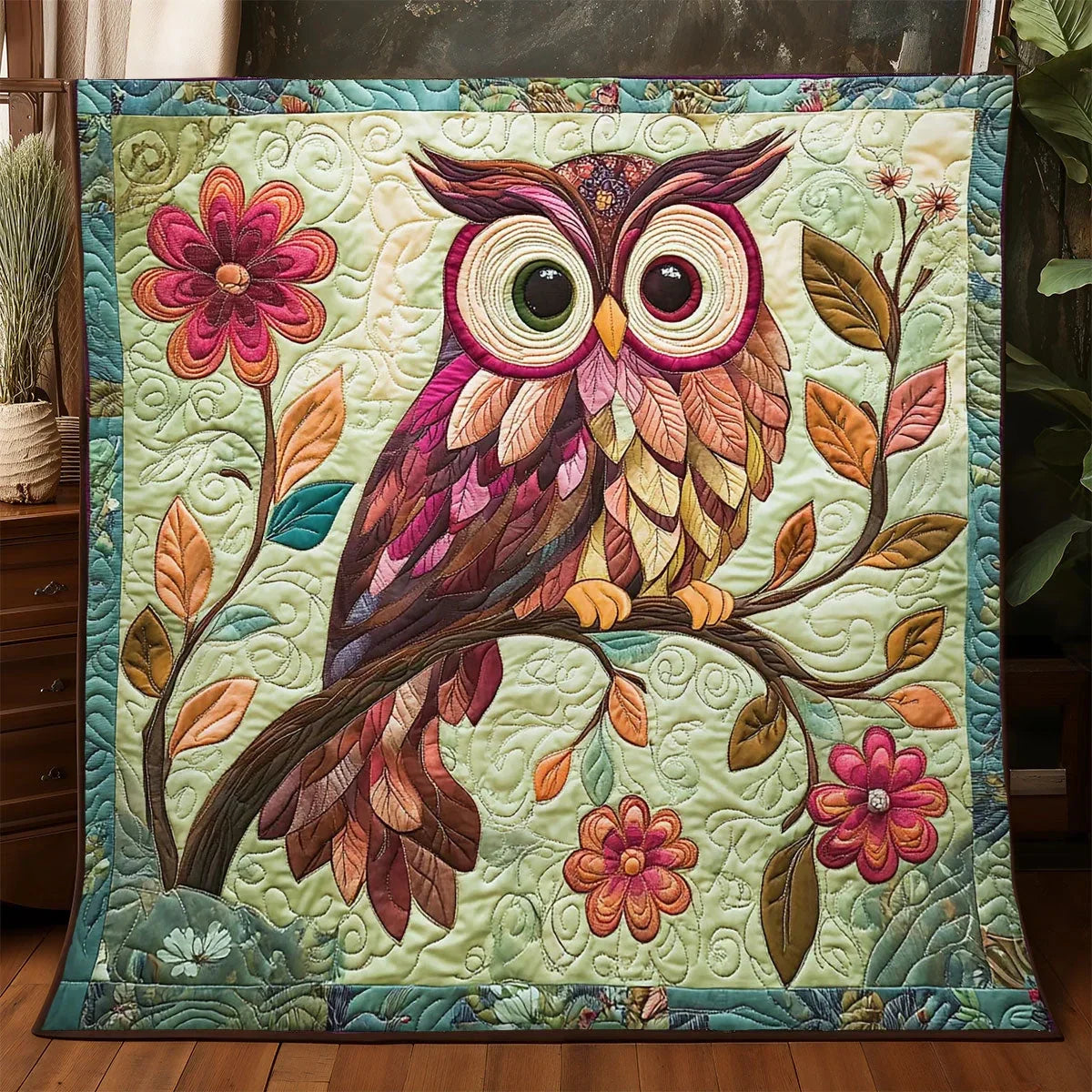 Owl Be Watching You Quilt Blanket