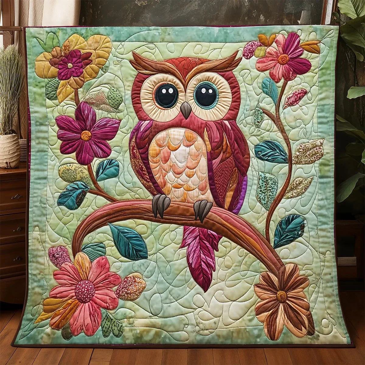 Owl Be Watching You Quilt Blanket