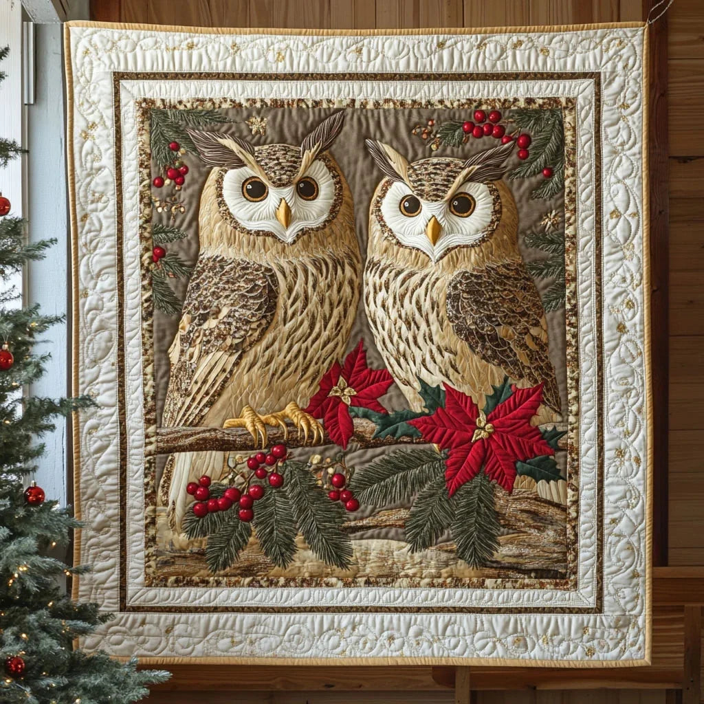 Owl Charm Quilt Blanket