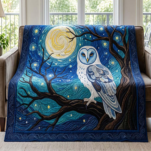 Owl Retreat Quilt Blanket - Quilted Blanket by Wild and Way