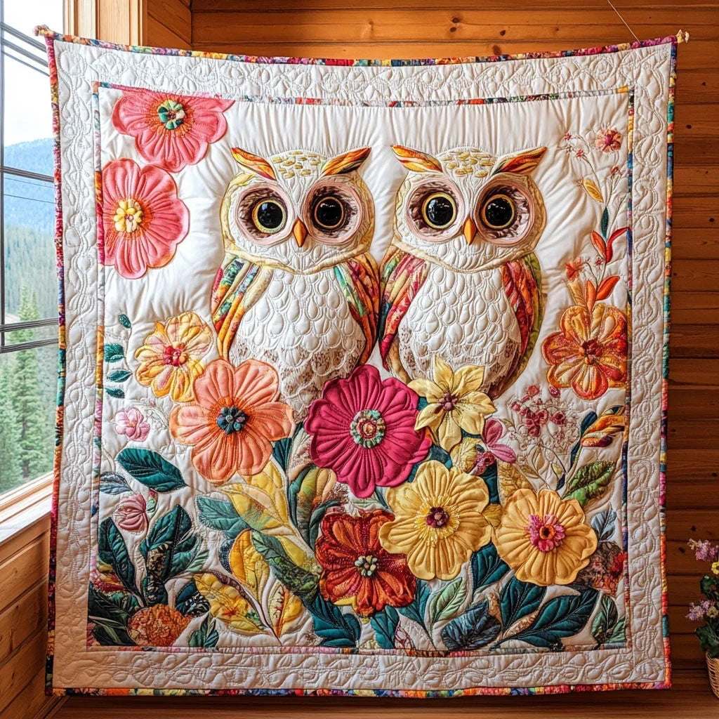 Owlways Together Quilt Blanket