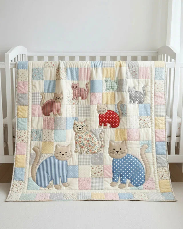 Pajama Party Quilt Blanket - Quilted Blanket by Wild and Way