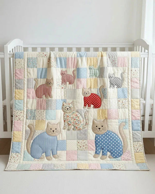 Pajama Party Quilt Blanket - Quilted Blanket by Wild and Way
