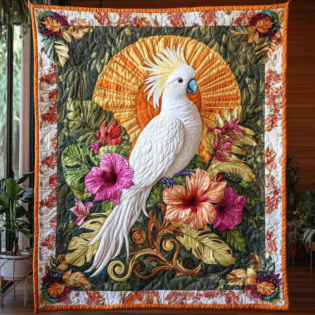Palmwatch Bird Quilt Blanket