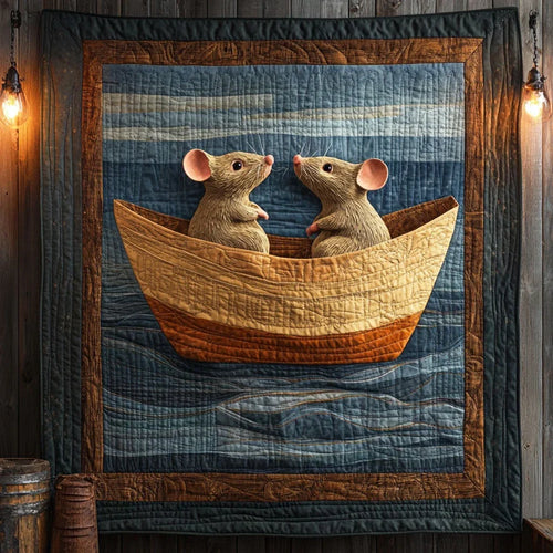 Paper Boat Quilt Blanket