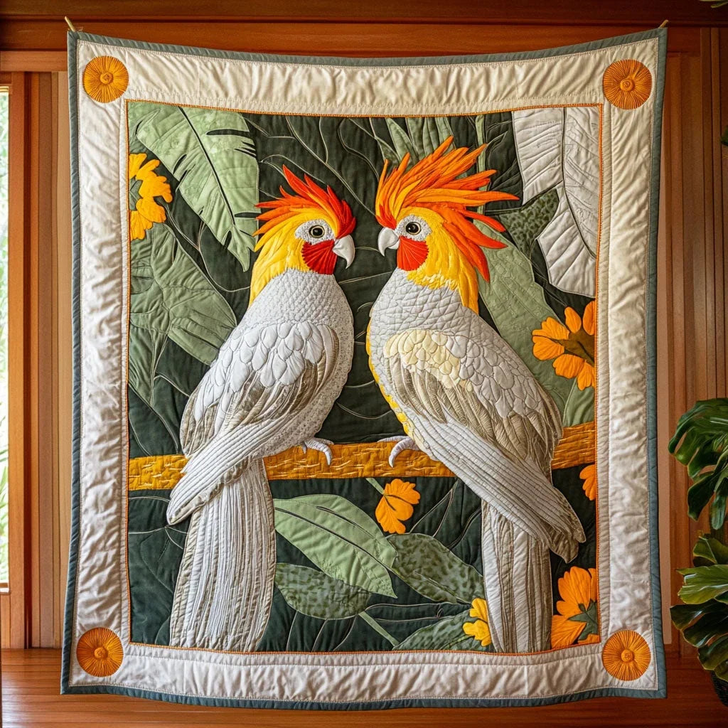 Parrot Charming Quilt Blanket
