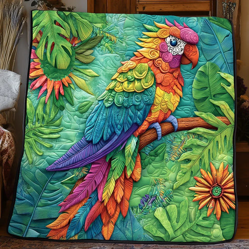 Parrot Prism Quilt Blanket