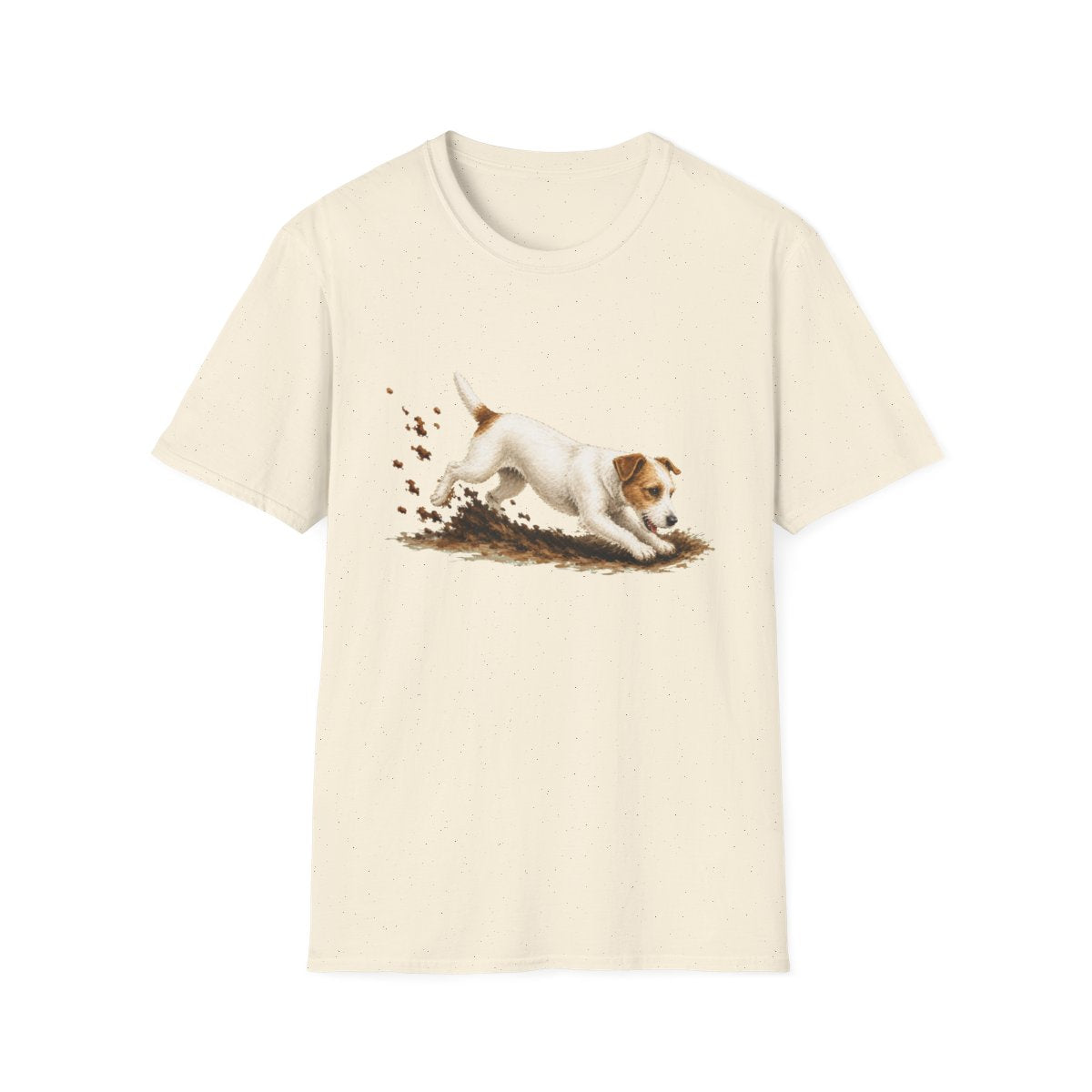 Parson Russell Terrier Excavating Mode On Tee
