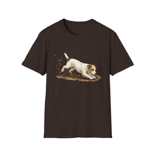 Parson Russell Terrier Excavating Mode On Tee