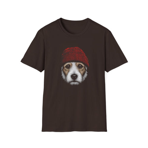 Parson Russell Terrier In Beanie Tee