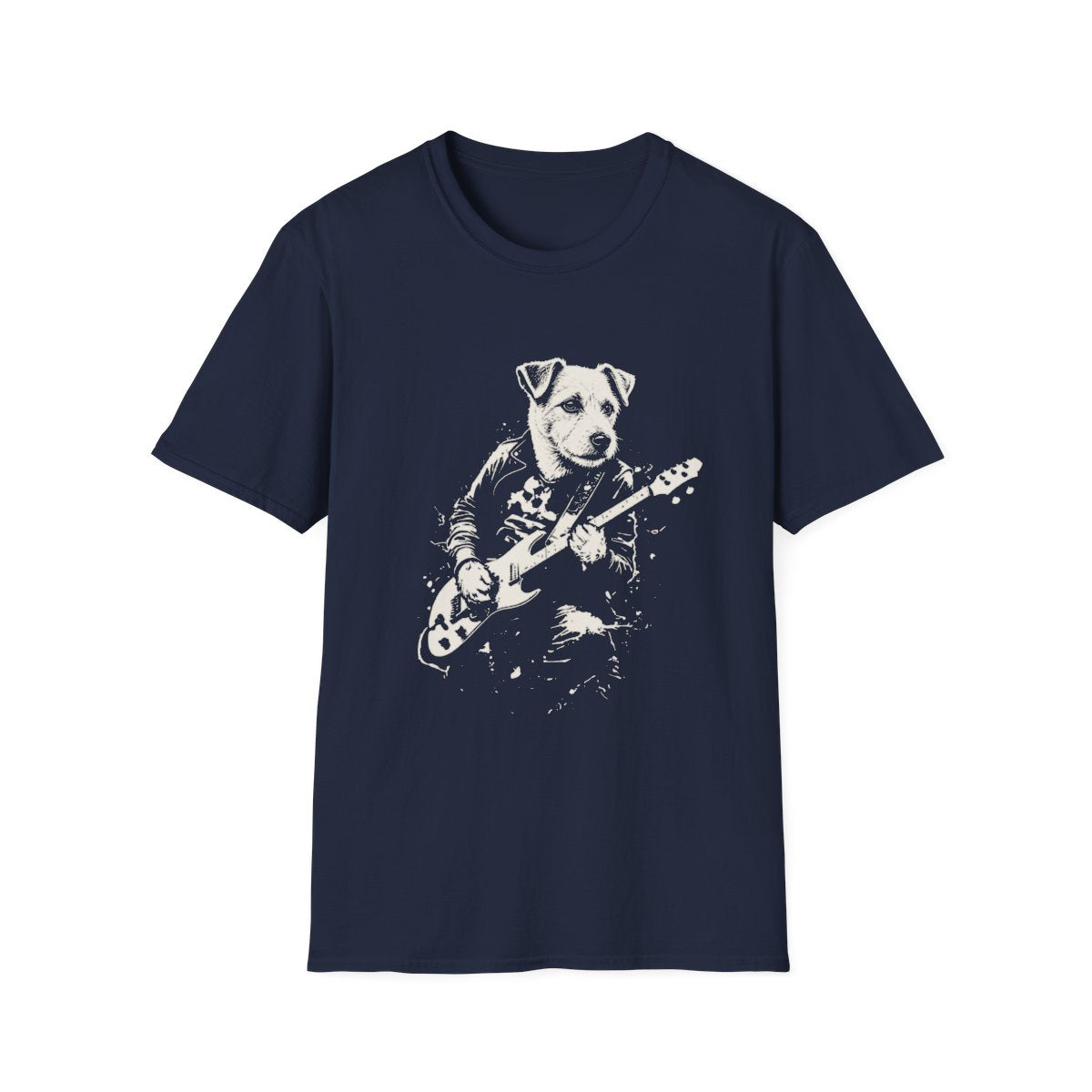 Parson Russell Terrier Rocking Guitar Tee