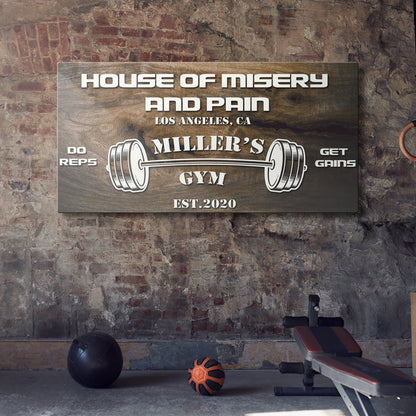 Gym Sign IV - canvas