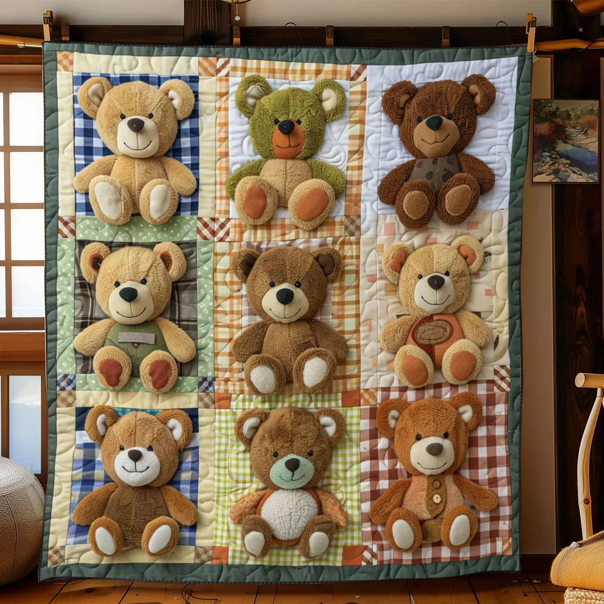 Patchwork Hug Quilt Blanket