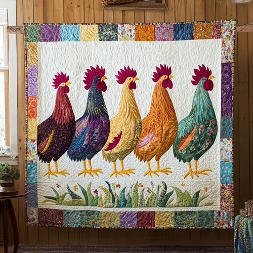 Patchwork Pecker Quilt Blanket