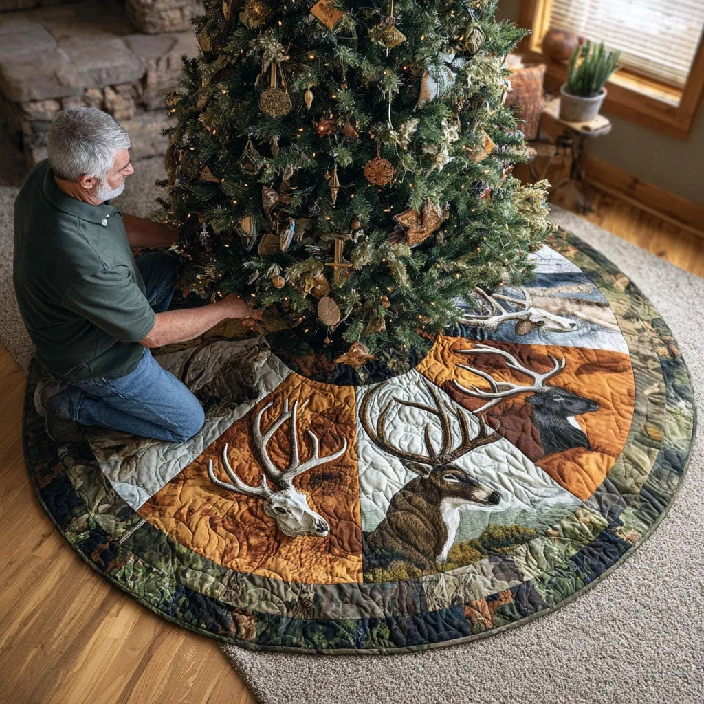 Pathfinder Christmas Quilted Tree Skirt
