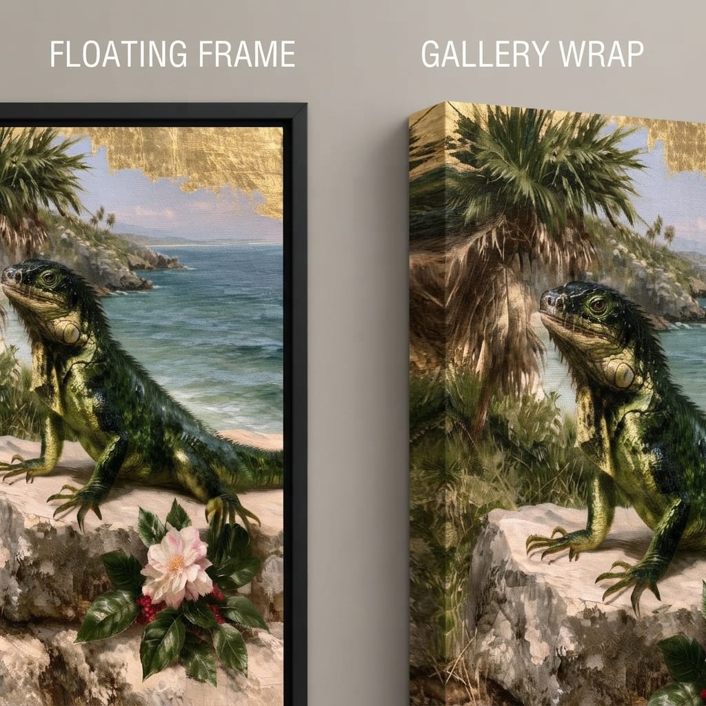 Patient Watcher of the Pacific Shore Canvas Wall Art