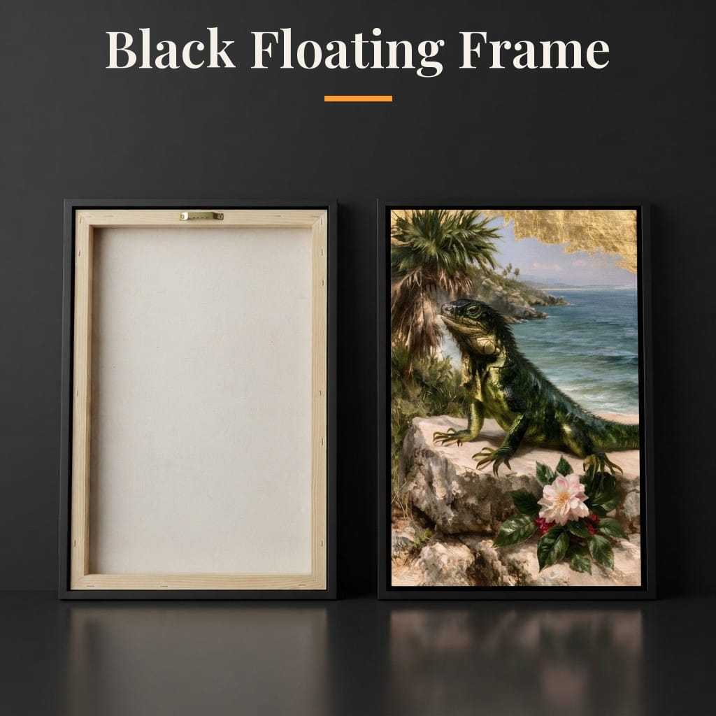 Patient Watcher of the Pacific Shore Canvas Wall Art