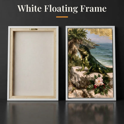 Patient Watcher of the Pacific Shore Canvas Wall Art