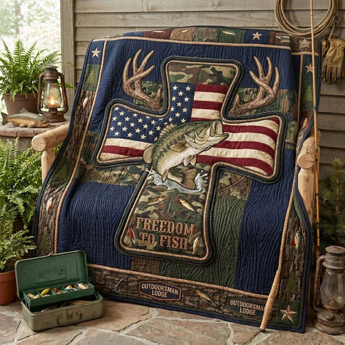 Patriot Angler Quilt Blanket