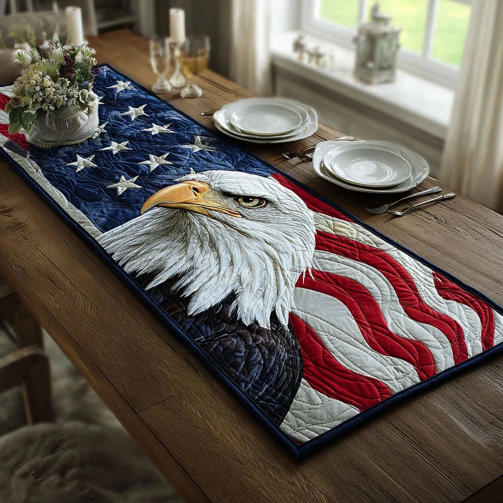 Patriot Wings Quilted Table Runner