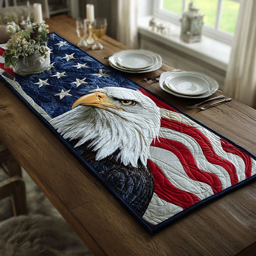 Patriot Wings Quilted Table Runner