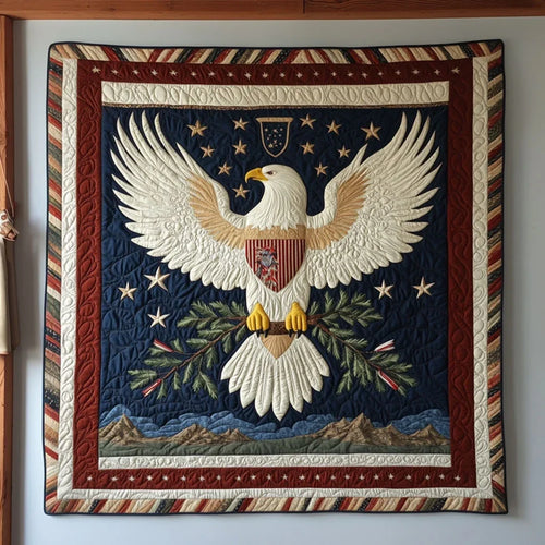 Patriot's Rise Quilt Blanket