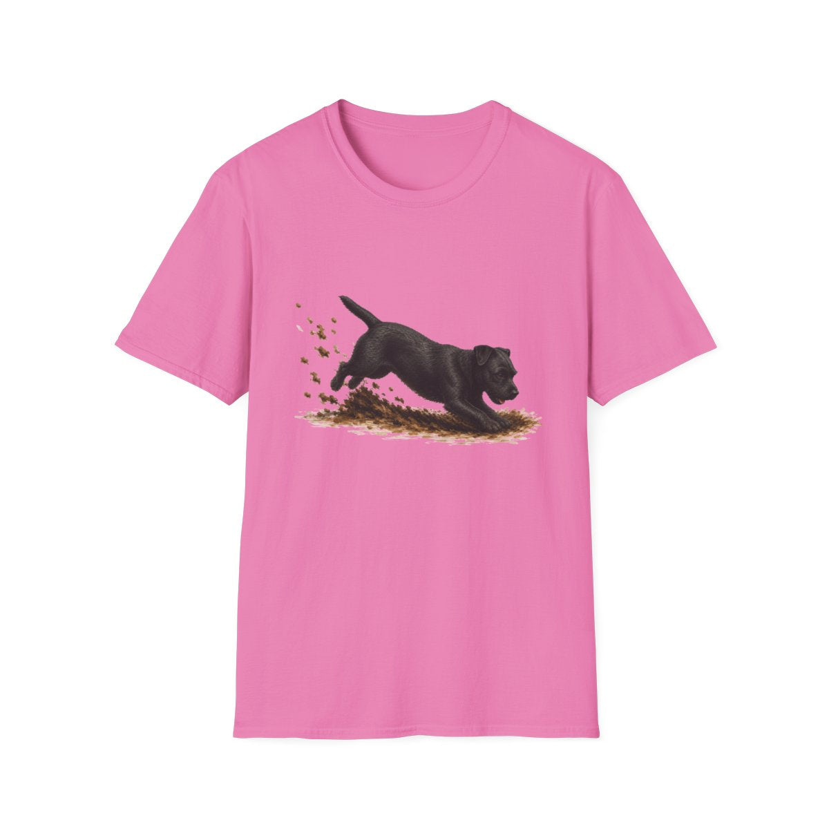 Patterdale Terrier Excavating Mode On Tee