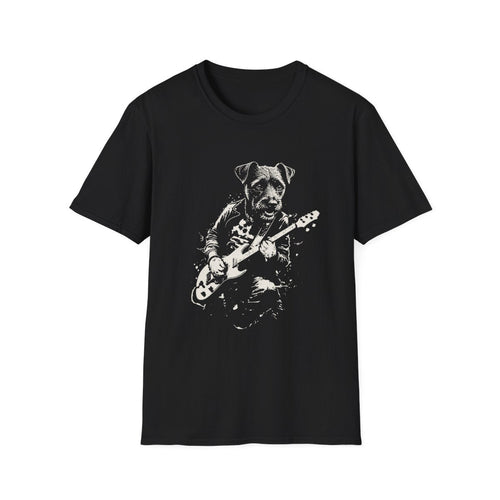 Patterdale Terrier Rocking Guitar Tee