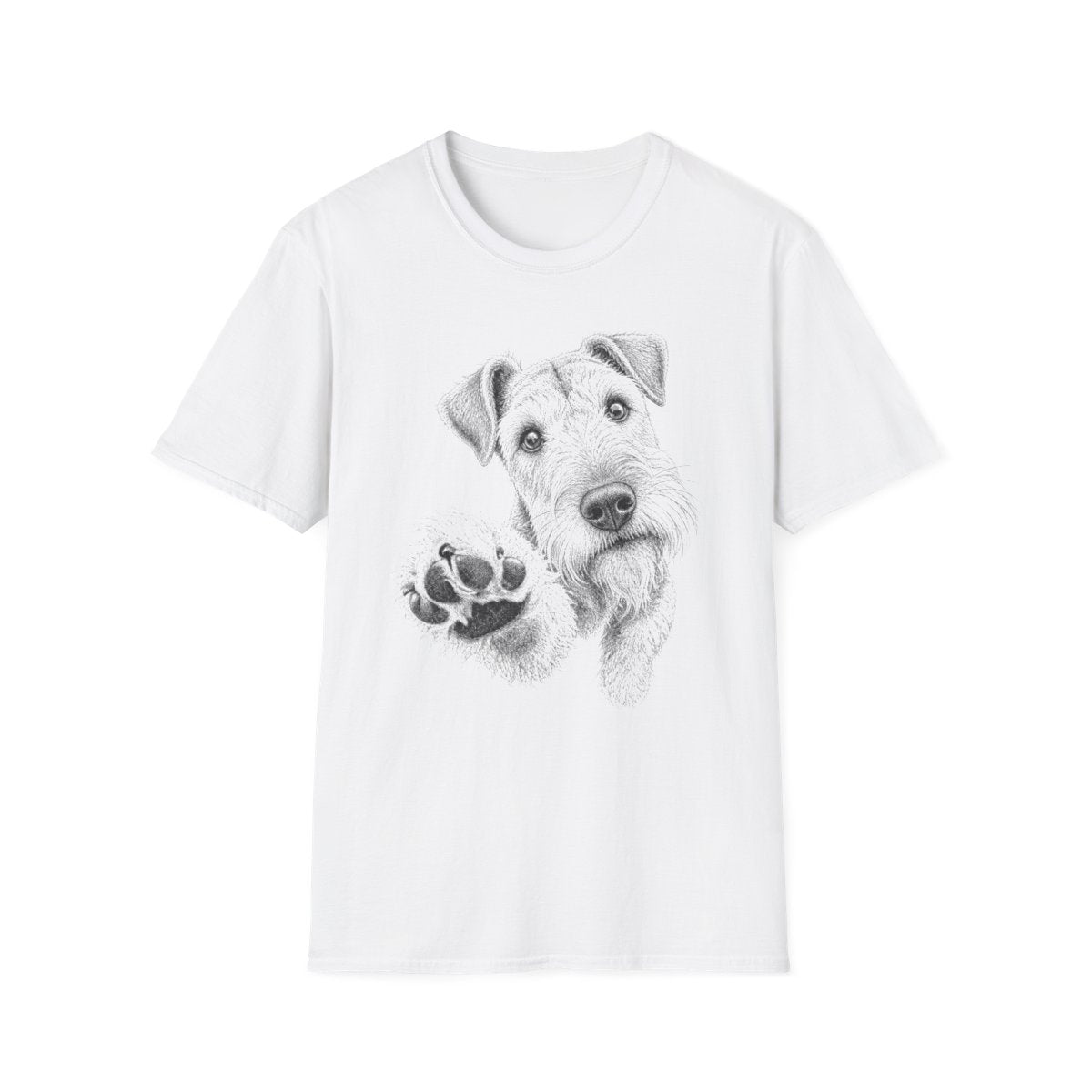 Paw Reach Airedale Terrier Tee