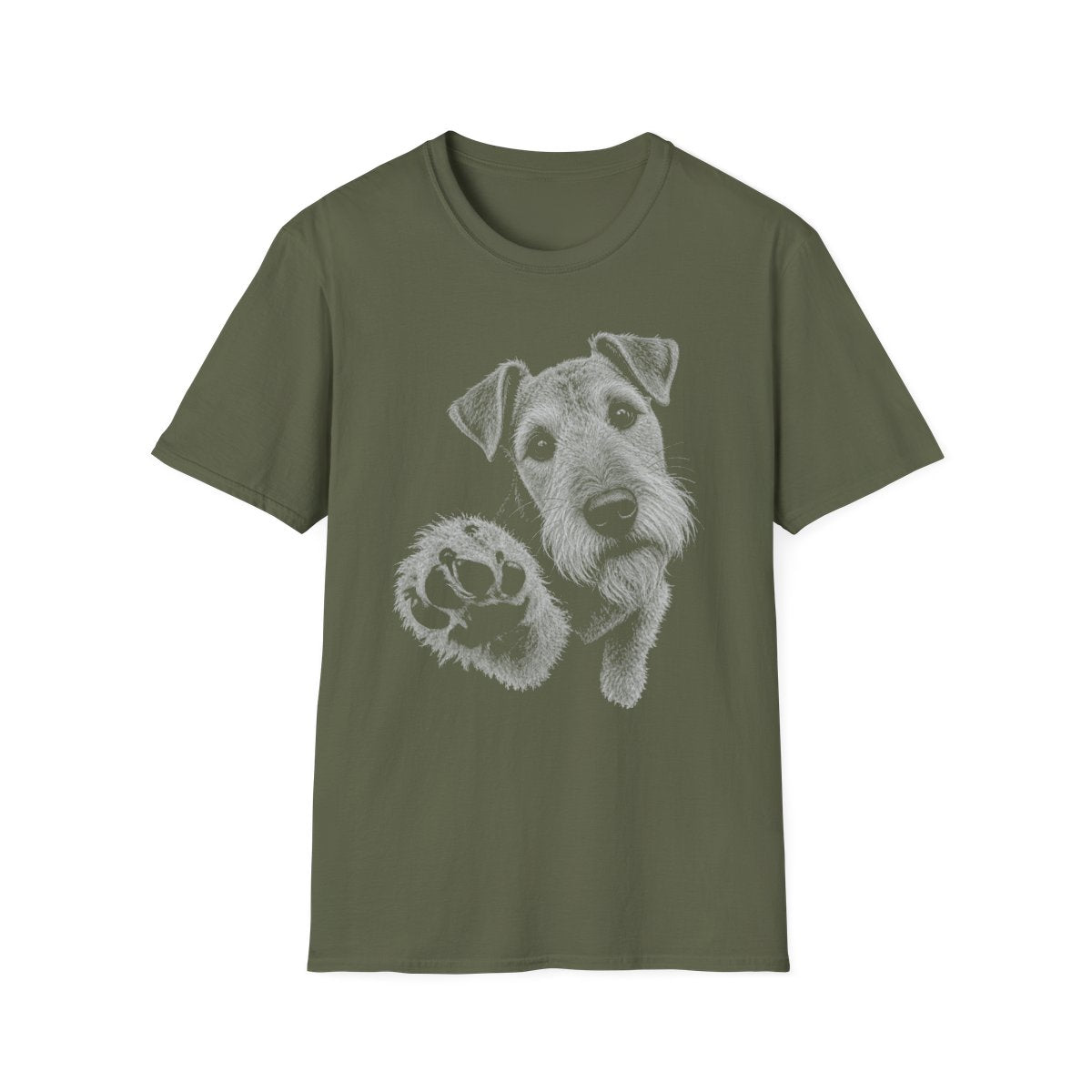 Paw Reach Airedale Terrier Tee