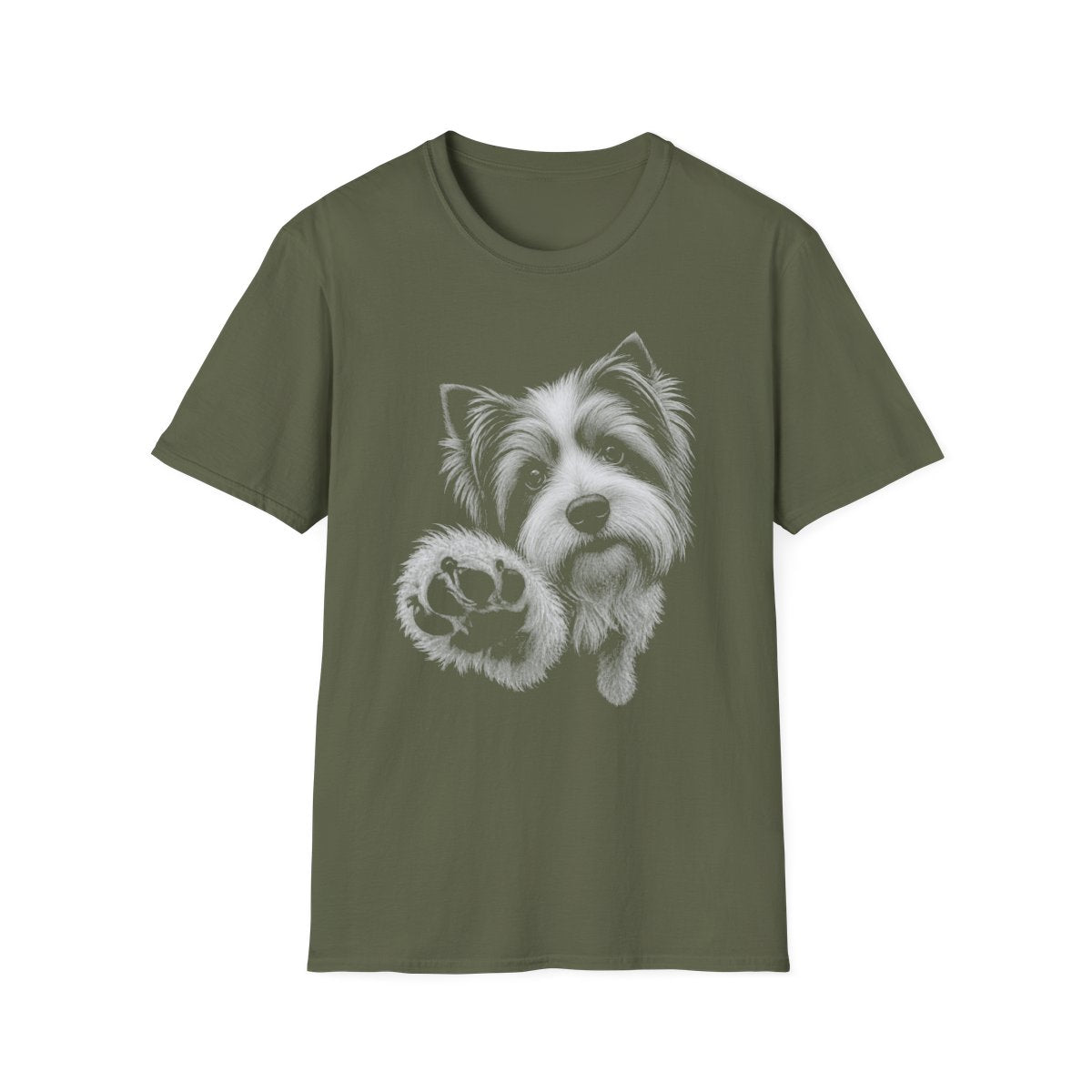 Paw Reach Biewer Terrier Tee