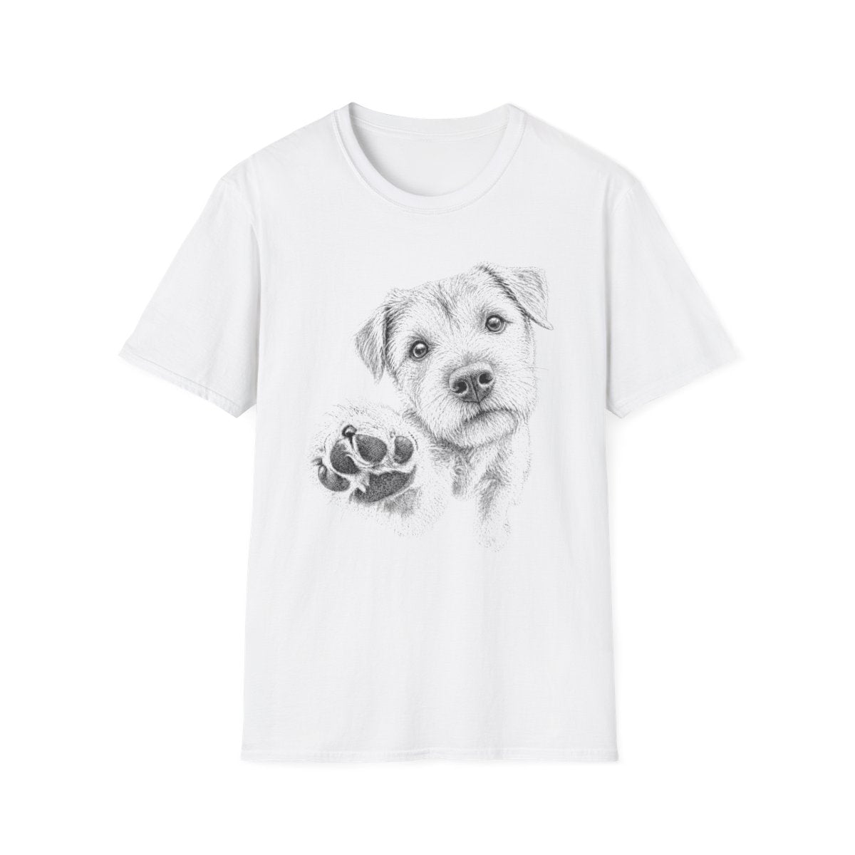 Paw Reach Border Terrier Tee