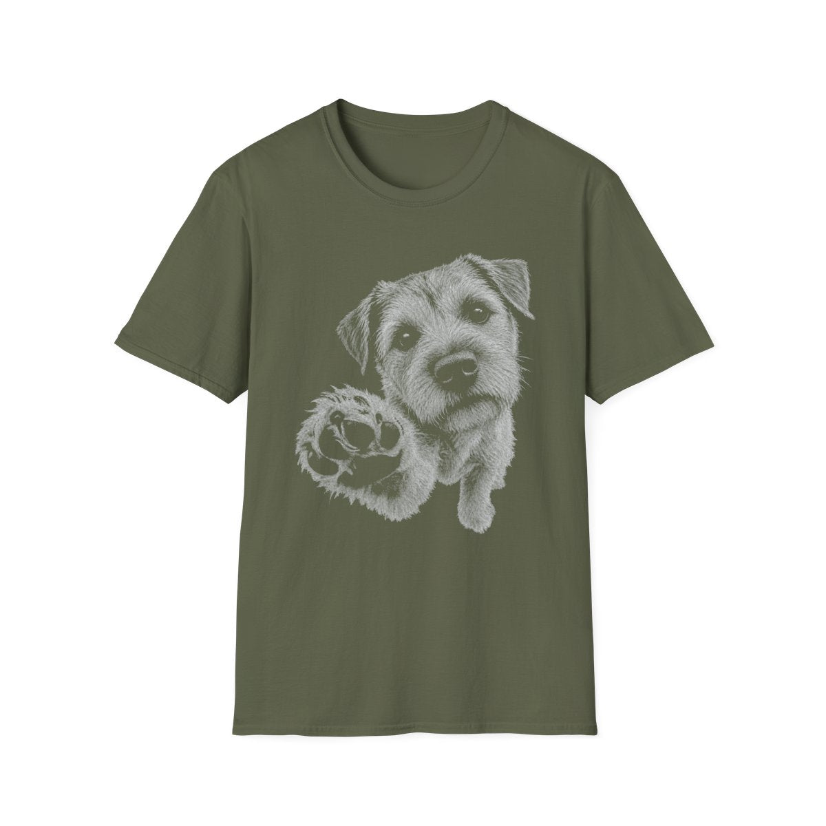 Paw Reach Border Terrier Tee