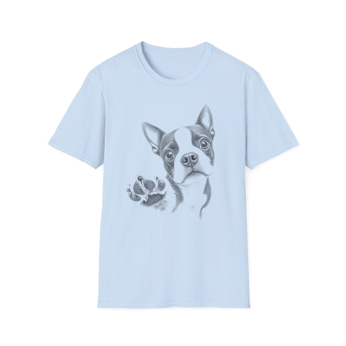 Paw Reach Boston Terrier Tee