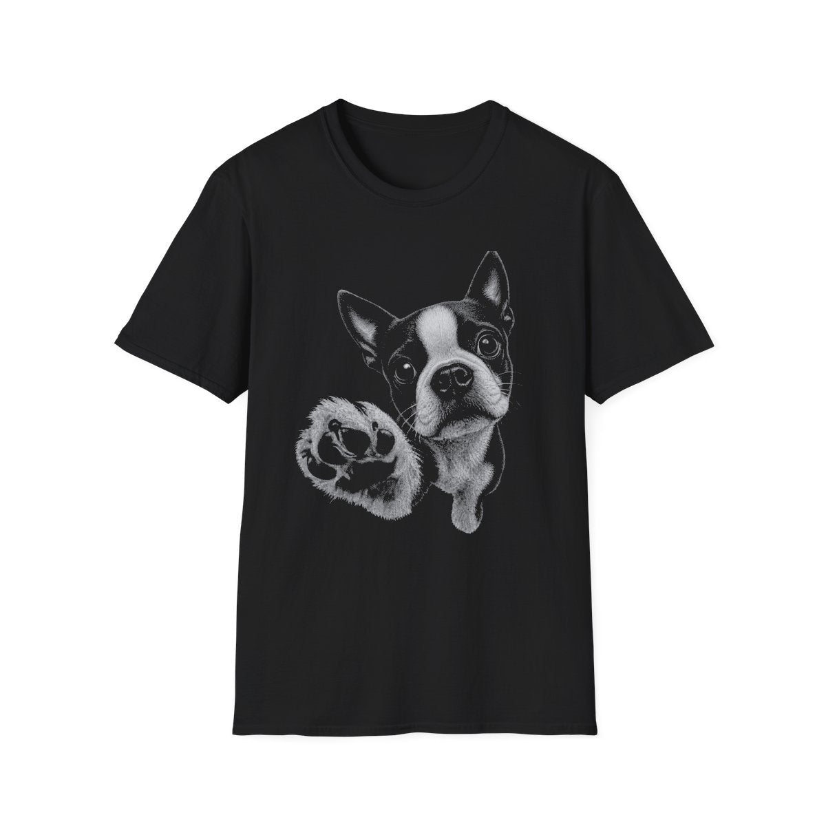 Paw Reach Boston Terrier Tee