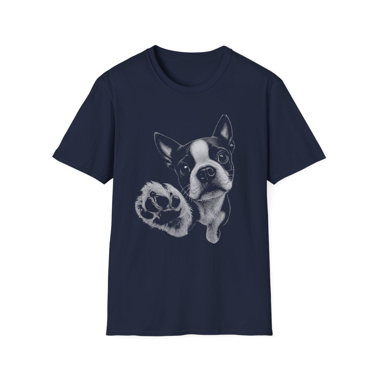 Paw Reach Boston Terrier Tee