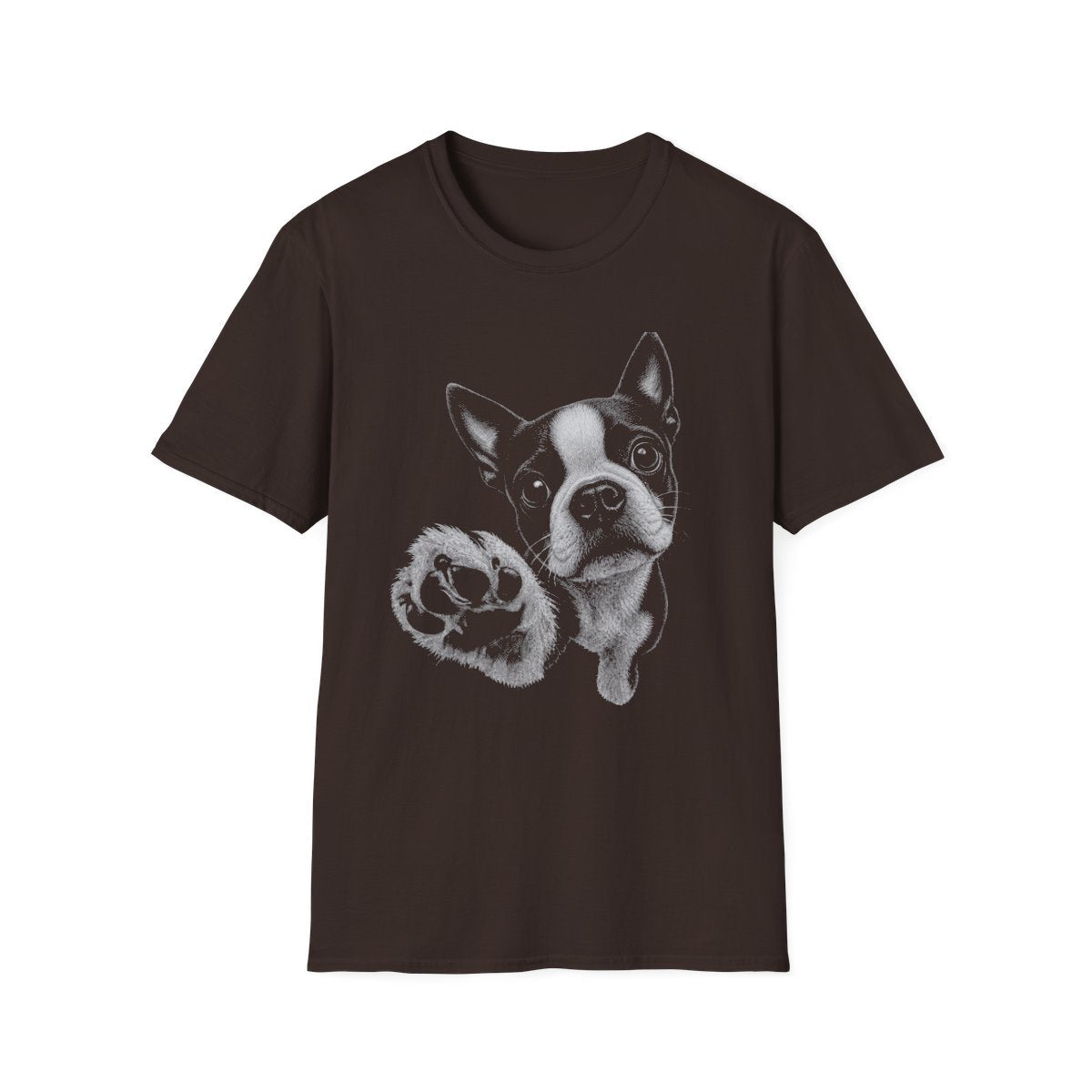 Paw Reach Boston Terrier Tee