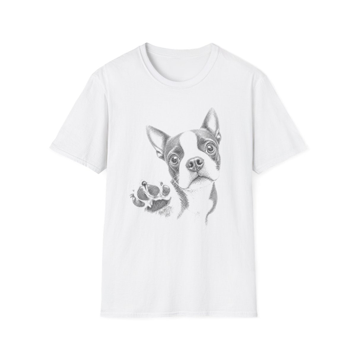 Paw Reach Boston Terrier Tee