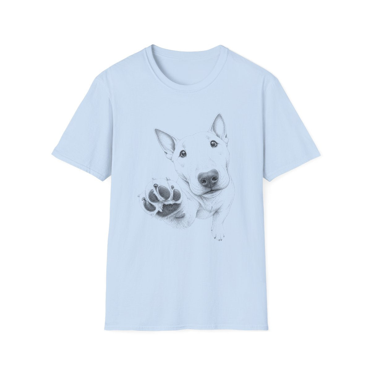 Paw Reach Bull Terrier Tee