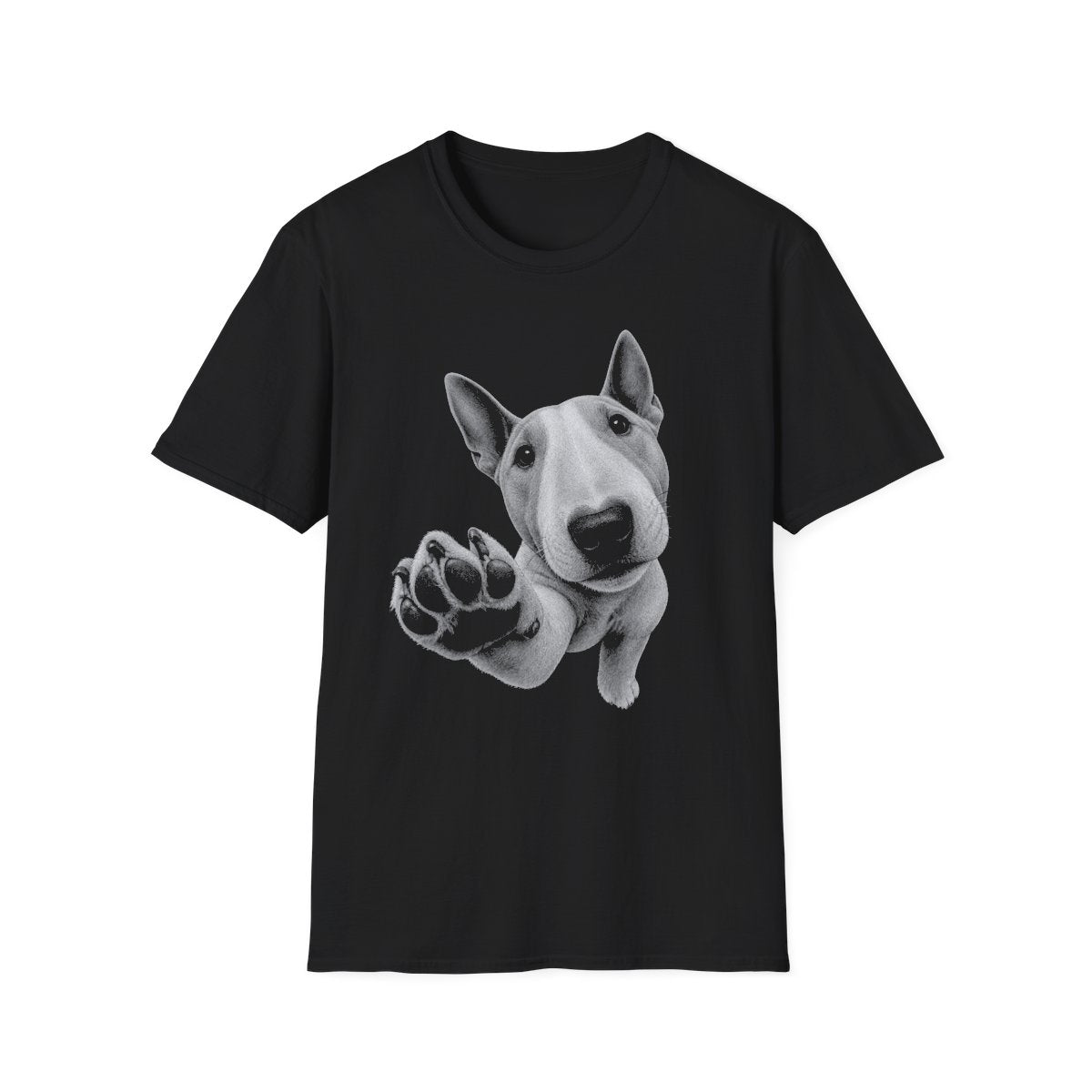 Paw Reach Bull Terrier Tee